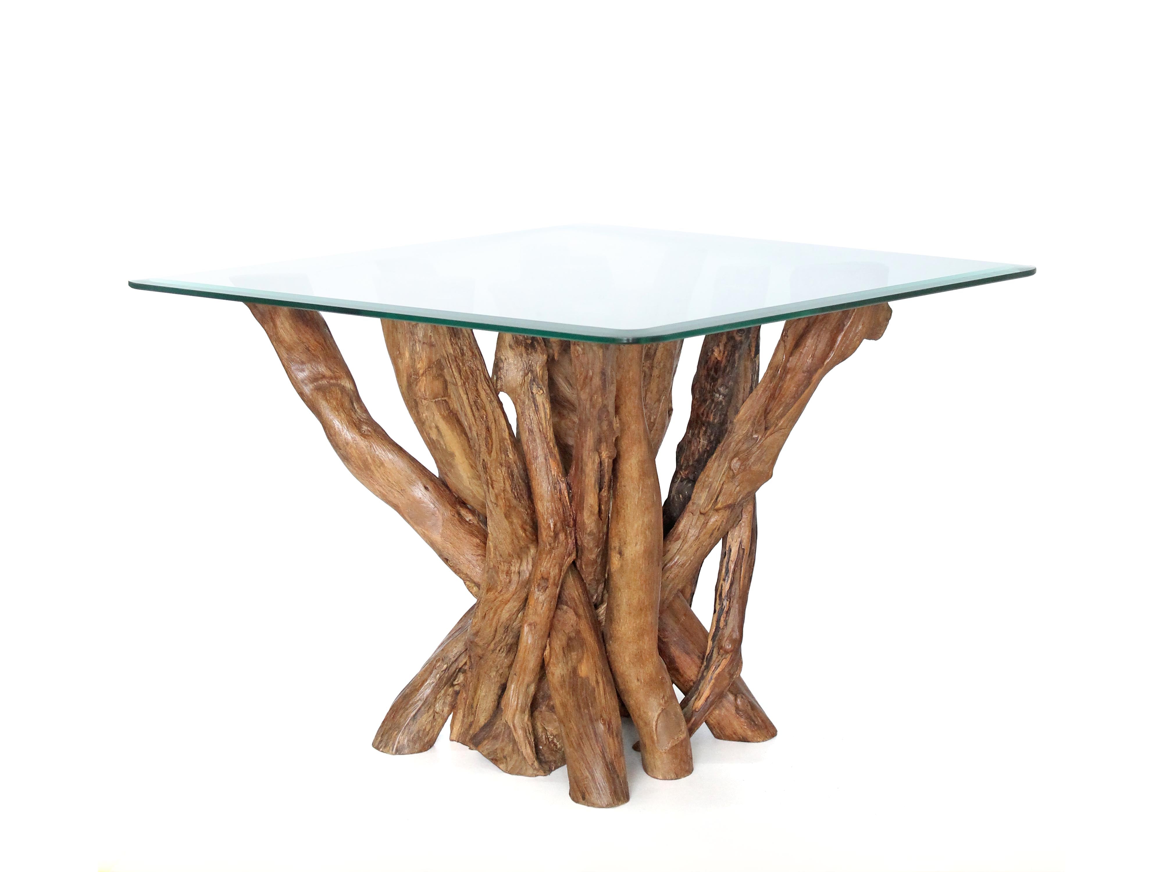 Driftwood Branches Natural Waxed Side Table