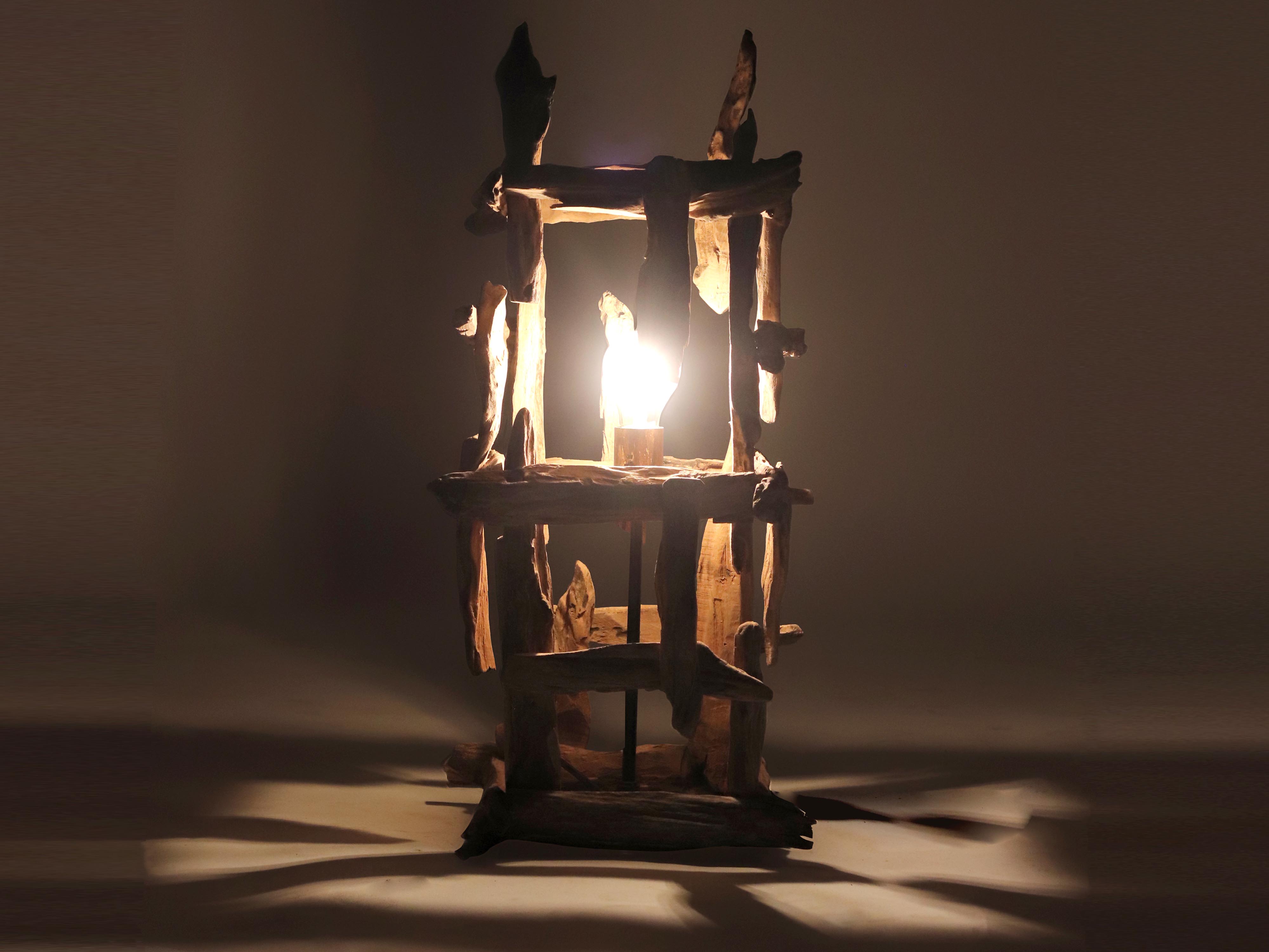 Shipwreck Driftwood Table Lamp
