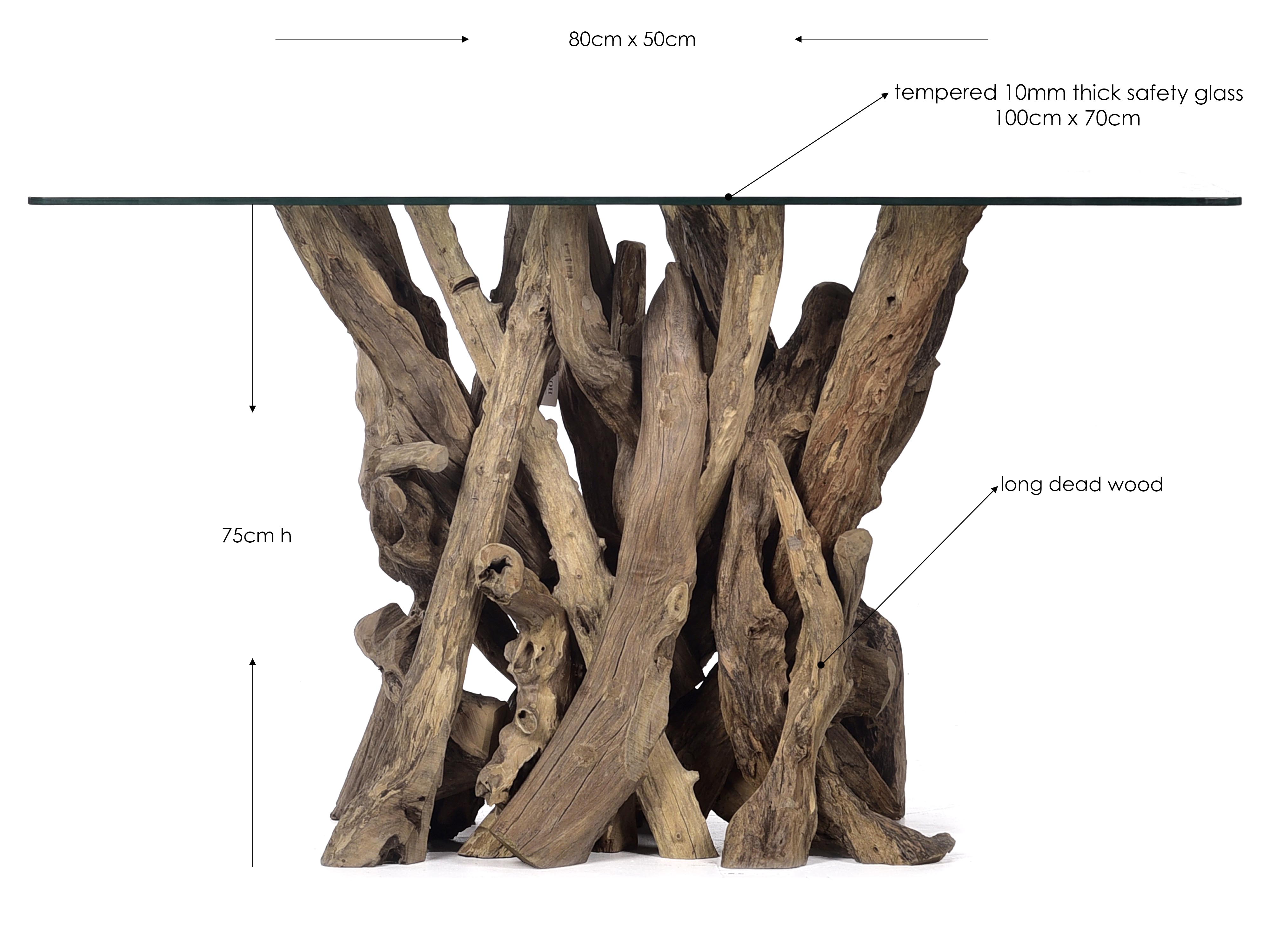 Driftwood Branches Dining Table Natural