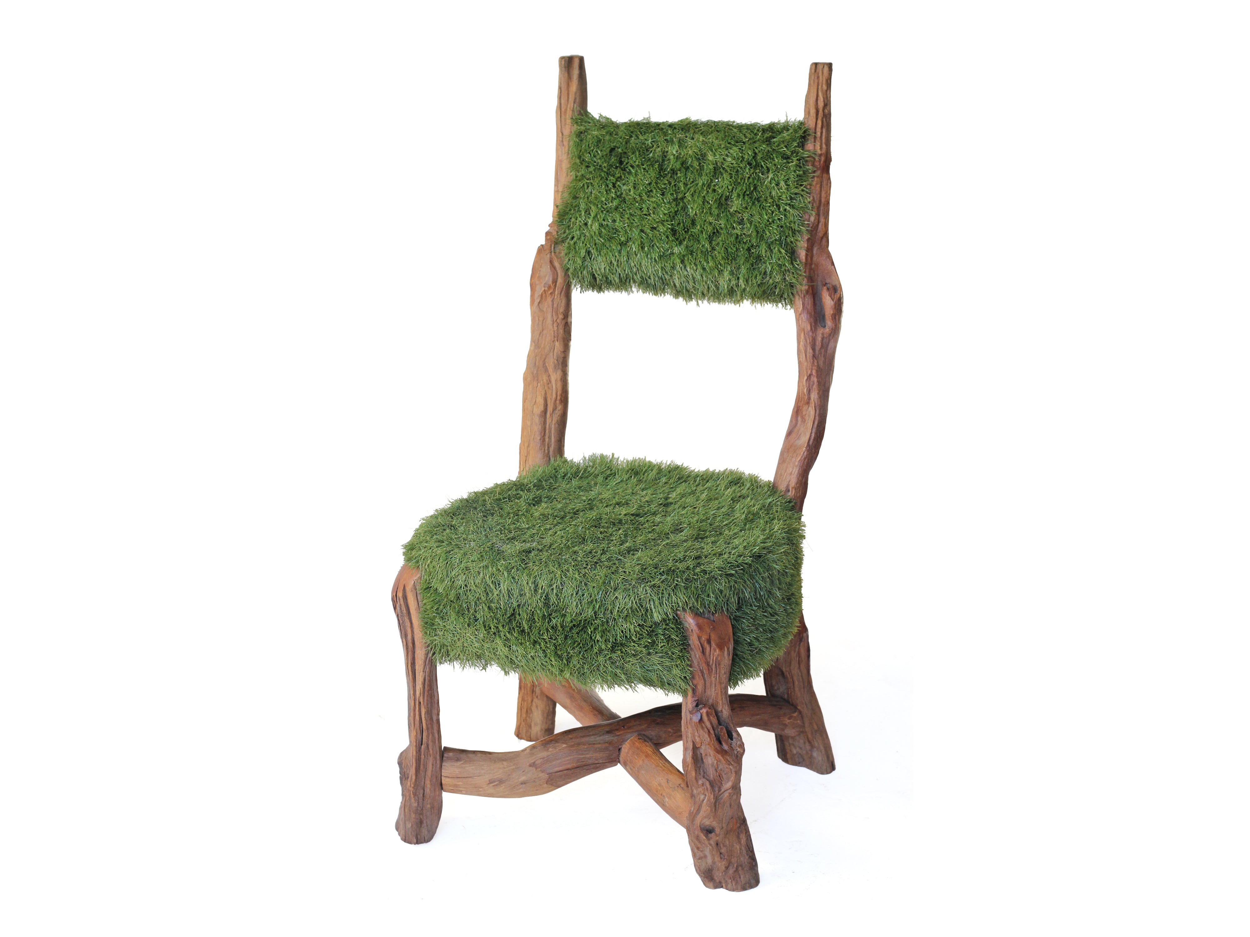 Grass Driftwood Hi-Back Chair